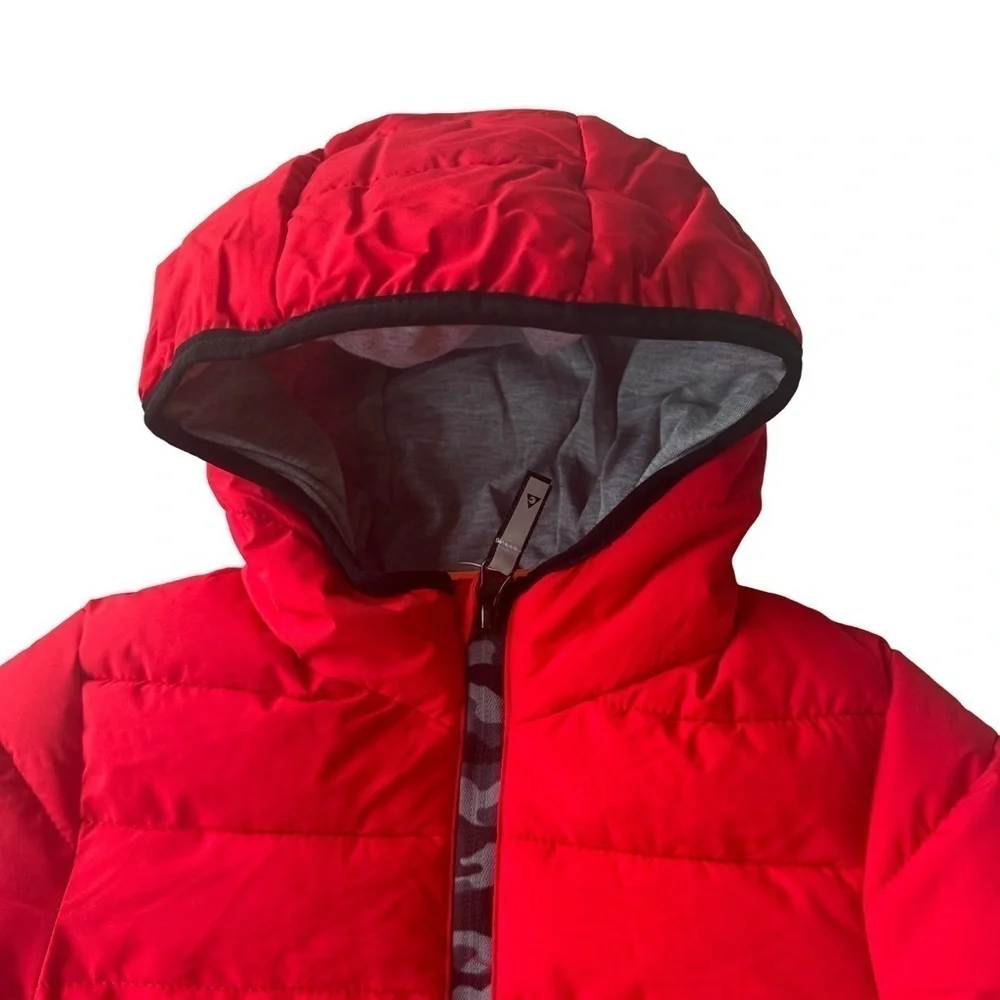Gerry Boy Jacket Red Black Stripe Bubble Size 6 NWT